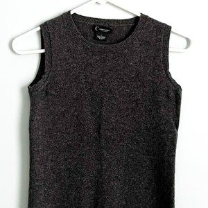 Bloomingdales cashmere dark grey shell sweater